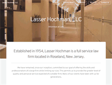 Tablet Screenshot of lasserhochman.com